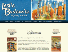 Tablet Screenshot of lesliebudewitz.com